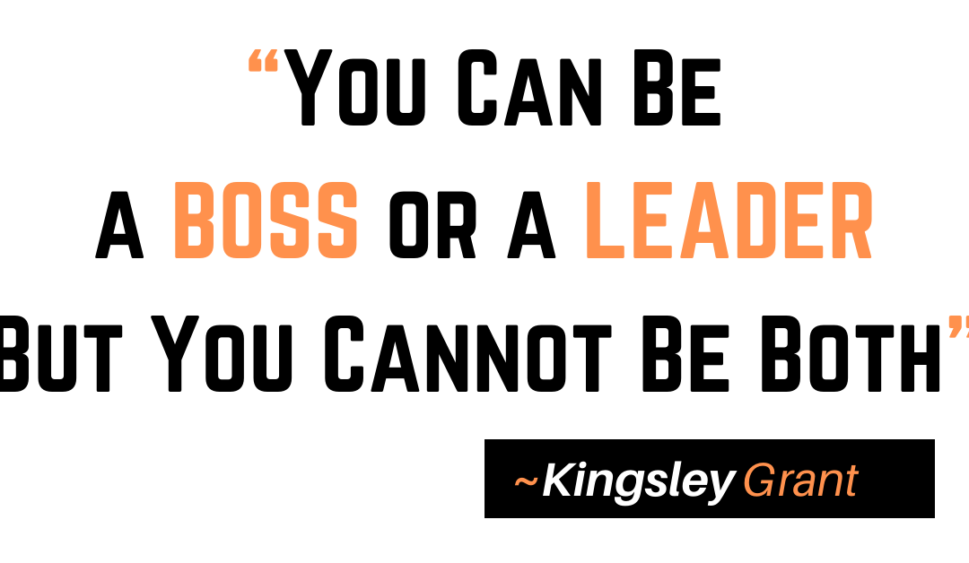 Why Leaders Should Reject Being Called A Boss